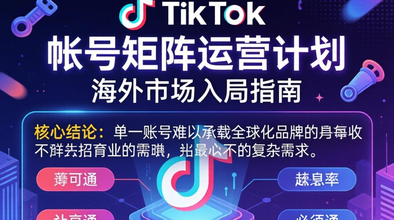 TikTok 帐号矩阵运营计划