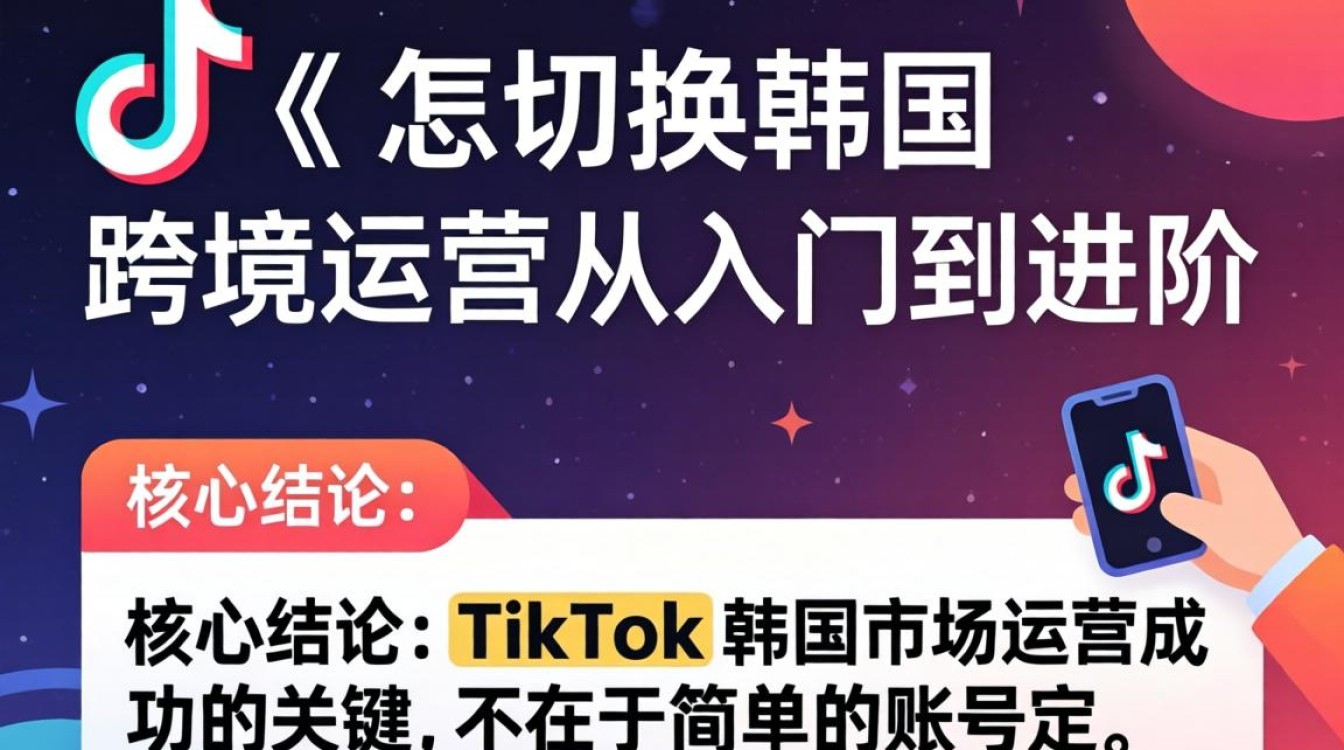 TikTok 切换韩国地区方法