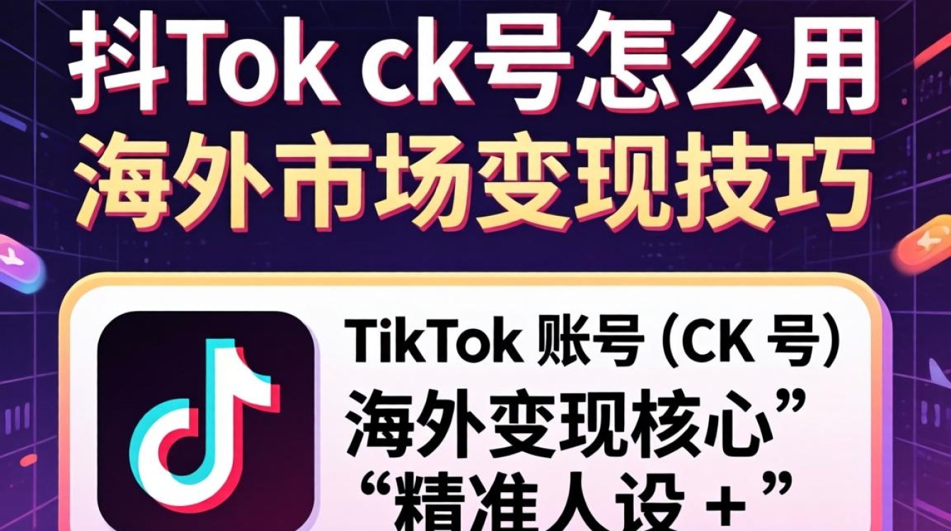 TikTok ck号怎么操作