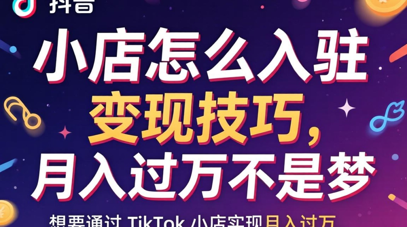 TikTok 小店入驻流程及月入过万技巧