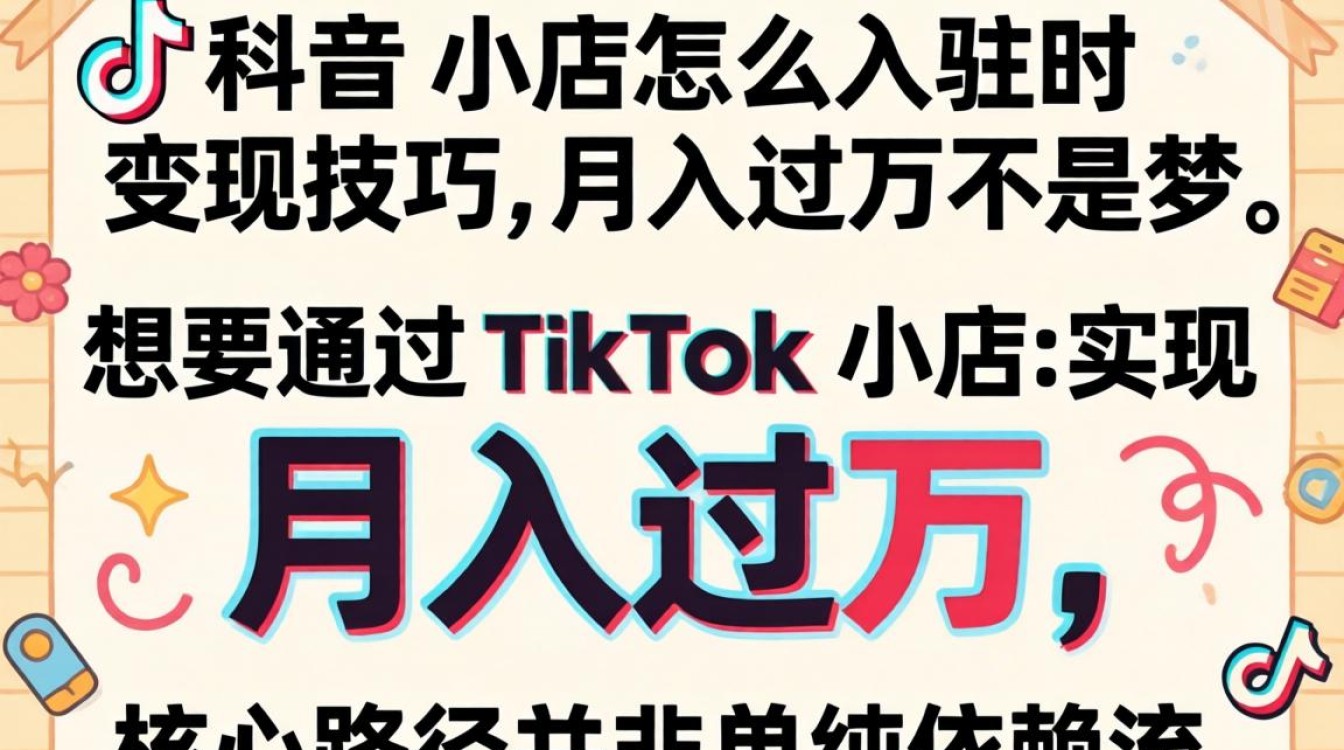 TikTok 小店入驻流程及月入过万技巧