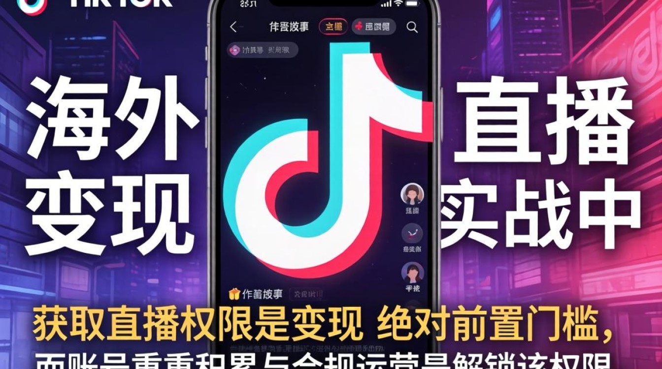 TikTok 直播权限申请流程及海外市场变现技巧