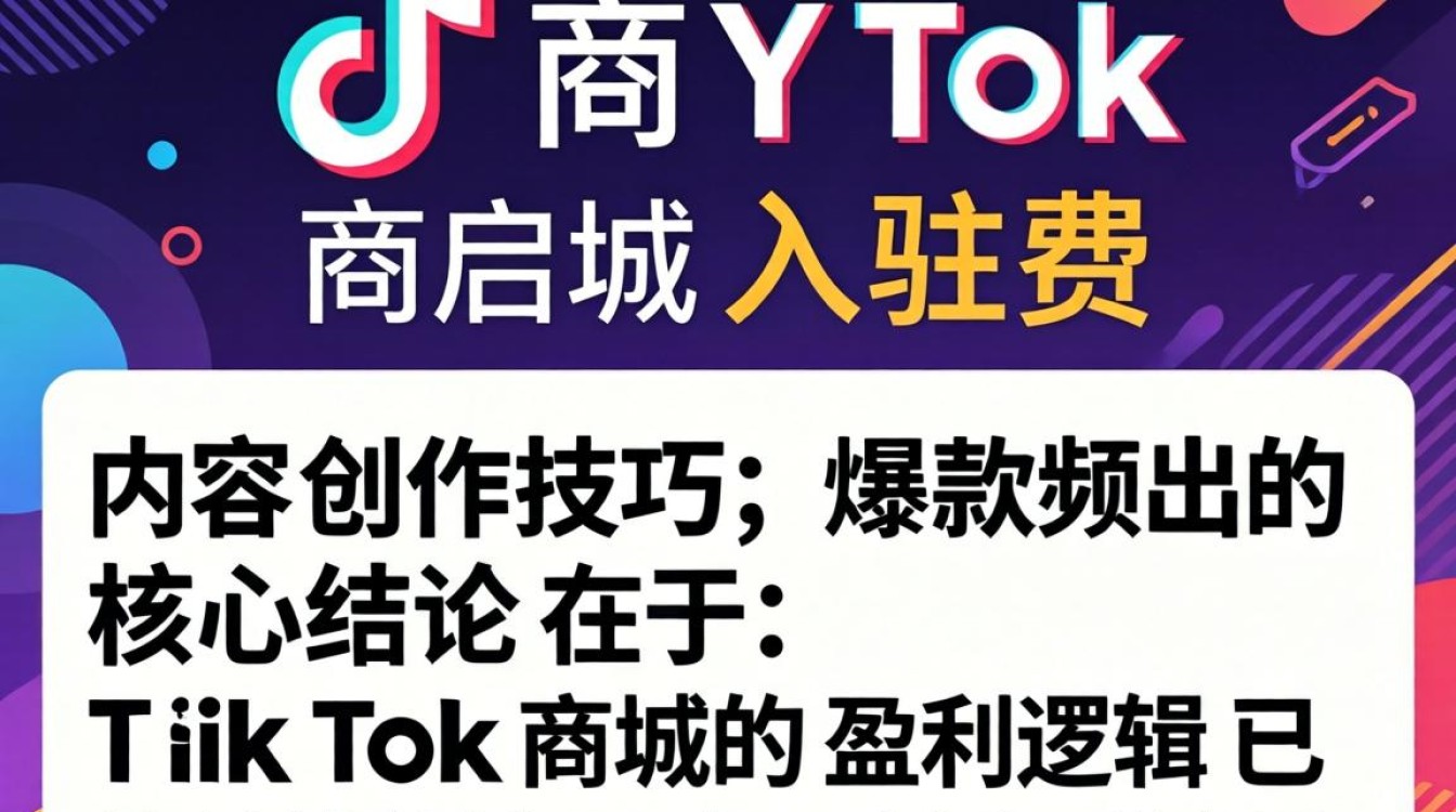 TikTok 商城入驻费多少