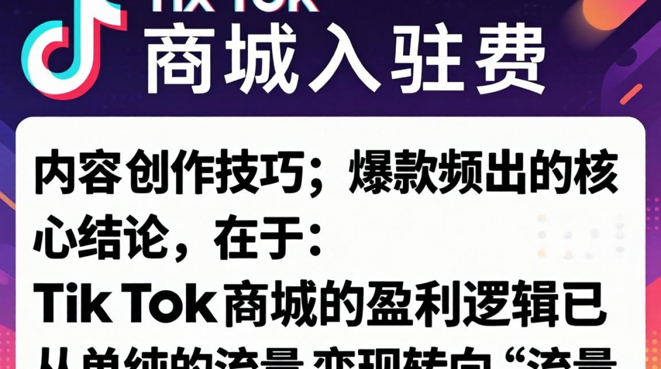 TikTok 商城入驻费多少