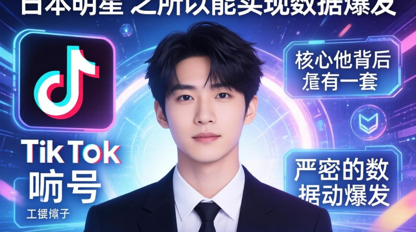 日本明星的 TikTok 账号运营工具