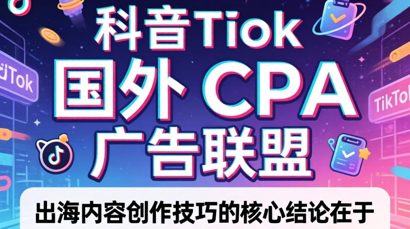 TikTok 国外 cpa 广告联盟出海内容创作技巧