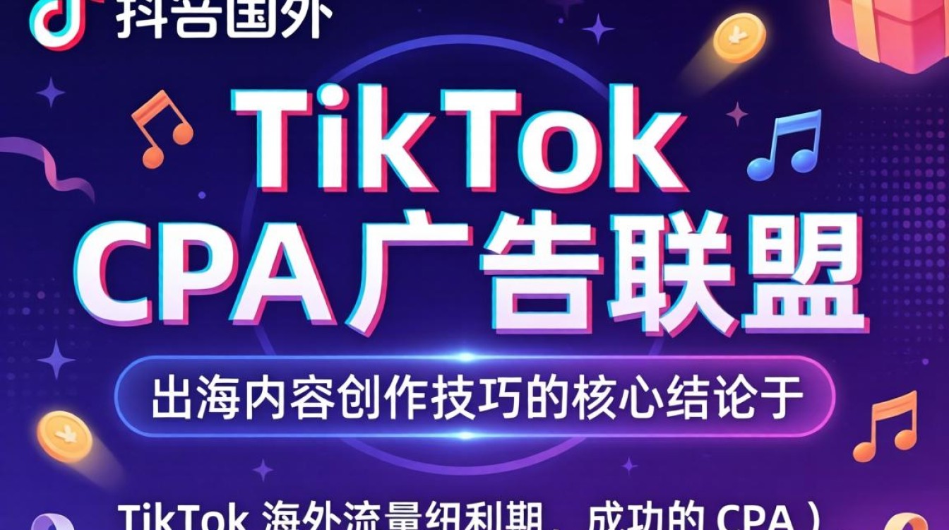 TikTok 国外 cpa 广告联盟出海内容创作技巧