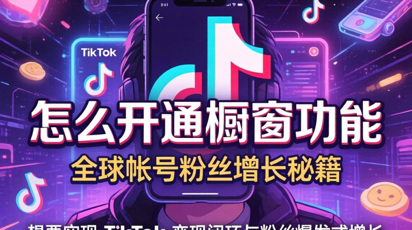 TikTok 怎么开通橱窗功能