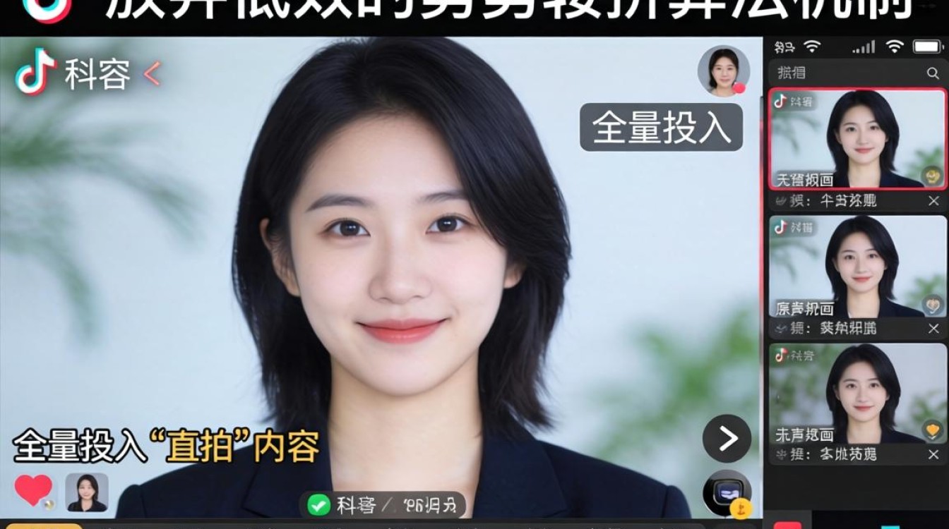 TikTok 只有直拍有流量吗