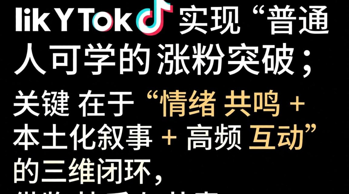 快手共青团评论 TikTok 涨粉秘籍普通人可学