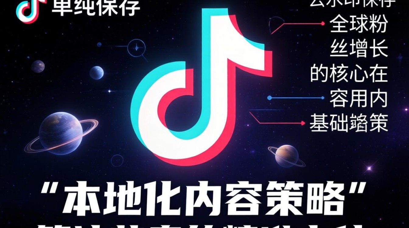 TikTok 去水印保存教程与全球账号粉丝增长秘籍