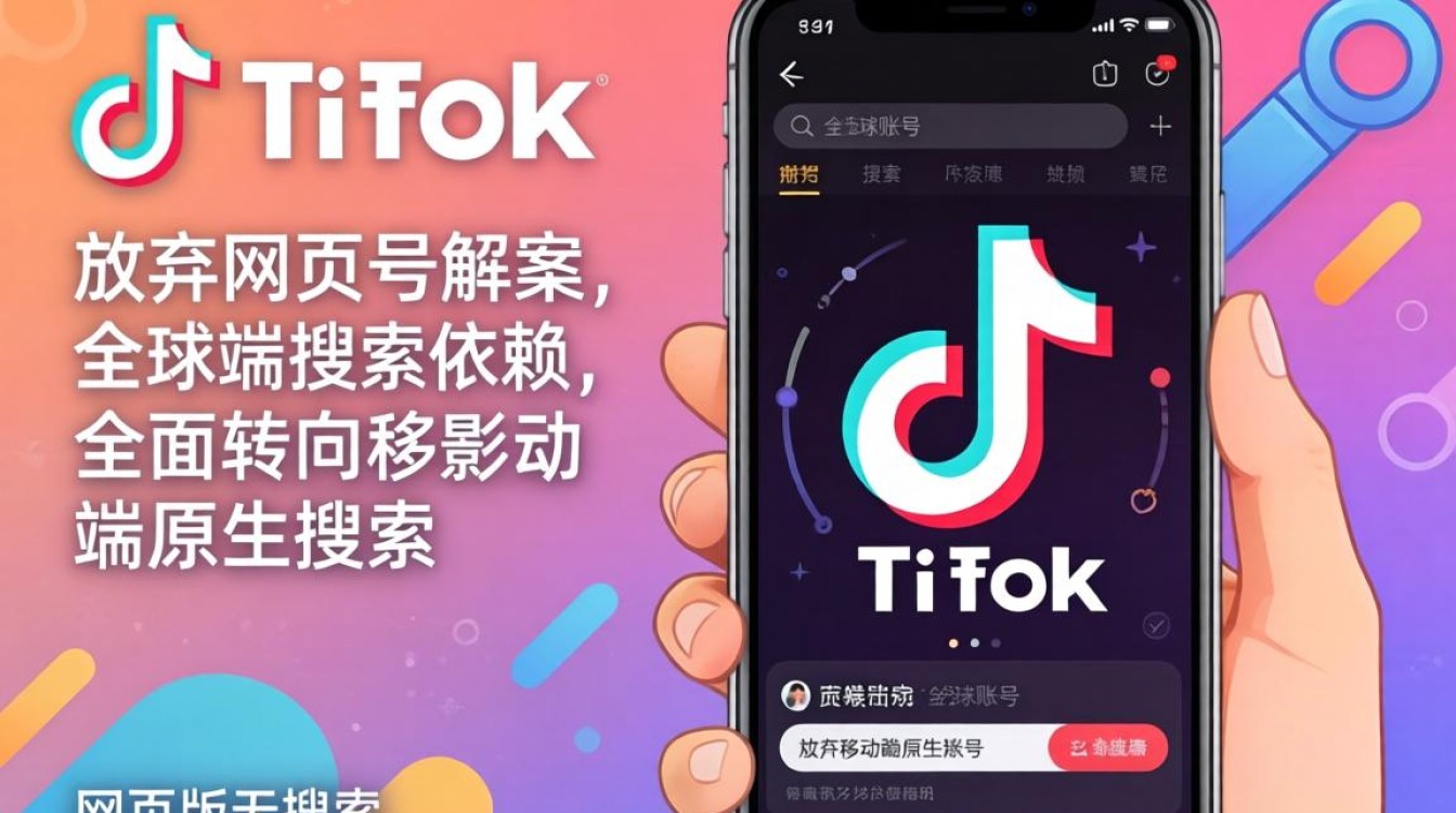 TikTok 网页版不能搜索怎么办