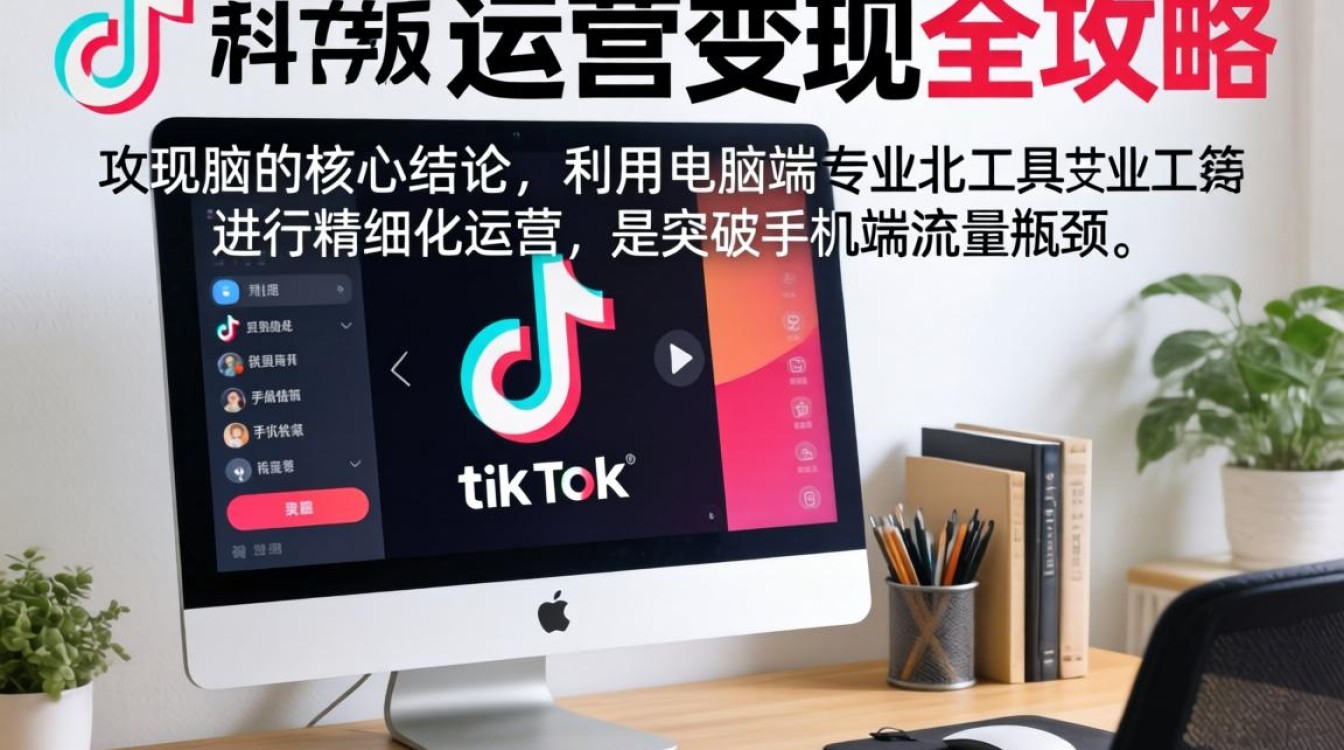 短视频电脑国际版tiktok怎么运营变现