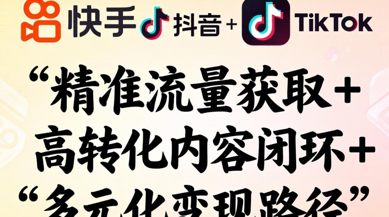 快手抖音TikTok版本下载变现方法新手必看