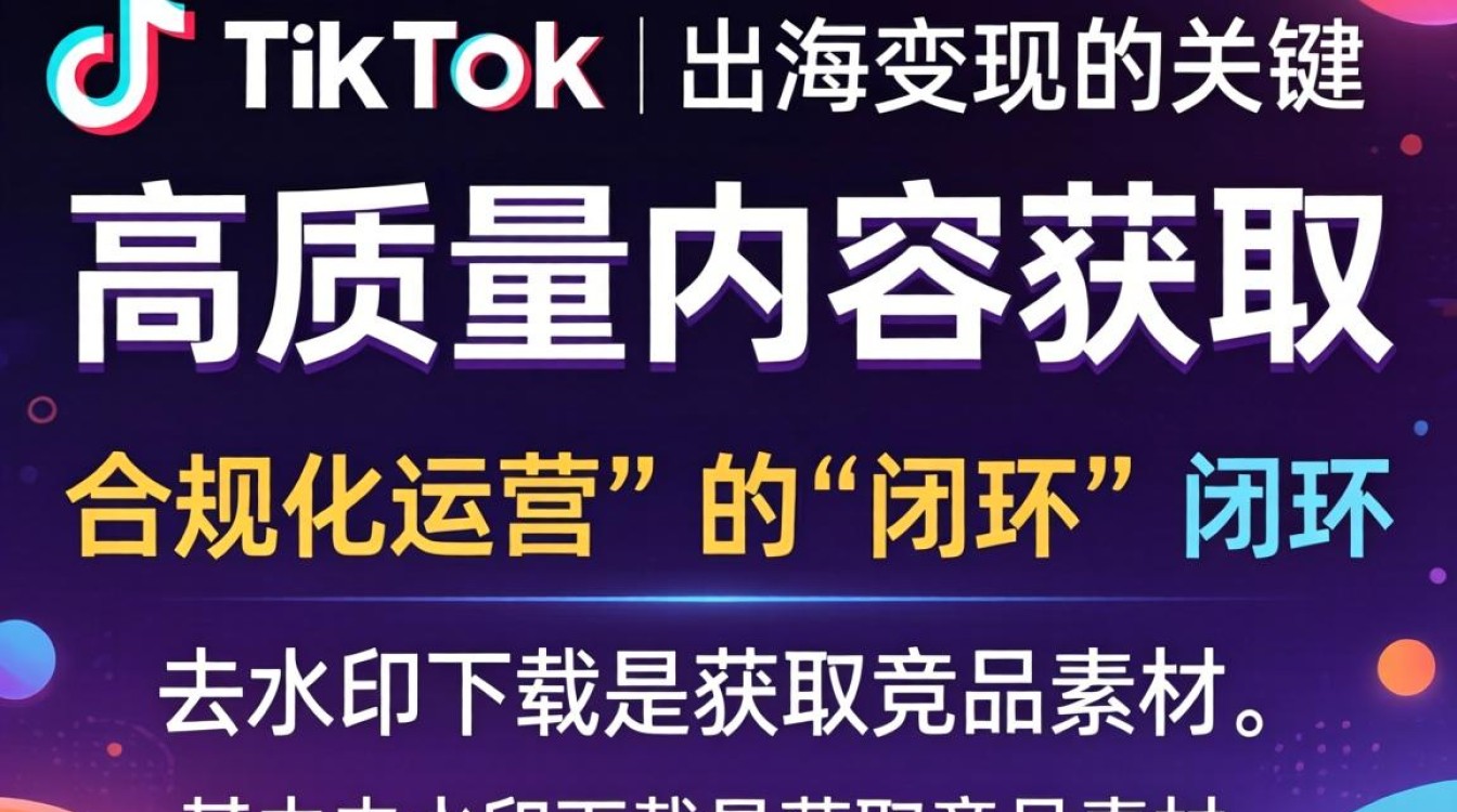 TikTok 怎么下载去水印?TikTok 去水印软件下载,出海变现完整教程 TikTok 怎么下载去水印