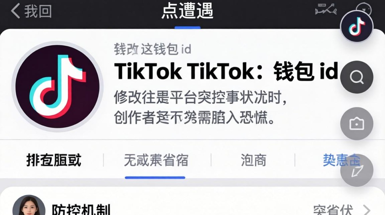 TikTok 钱包 id 被修改怎么办