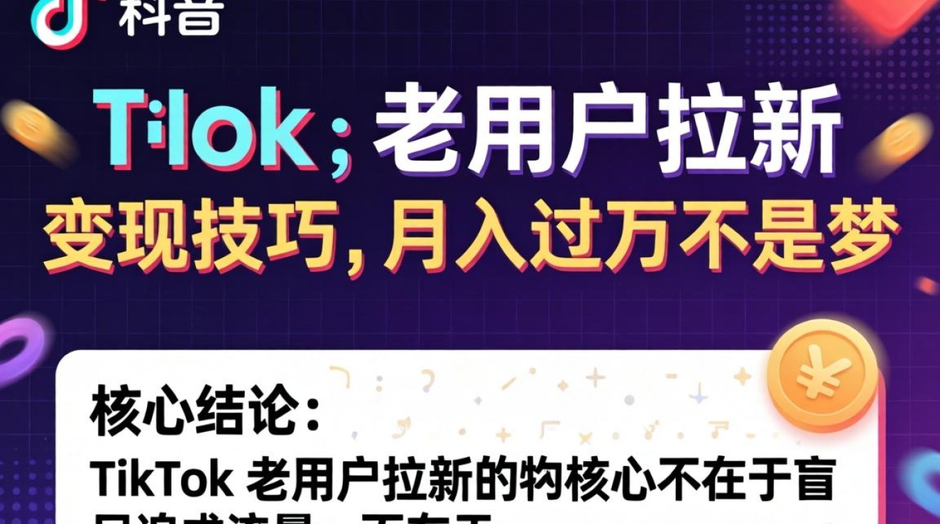 TikTok 老用户拉新变现技巧