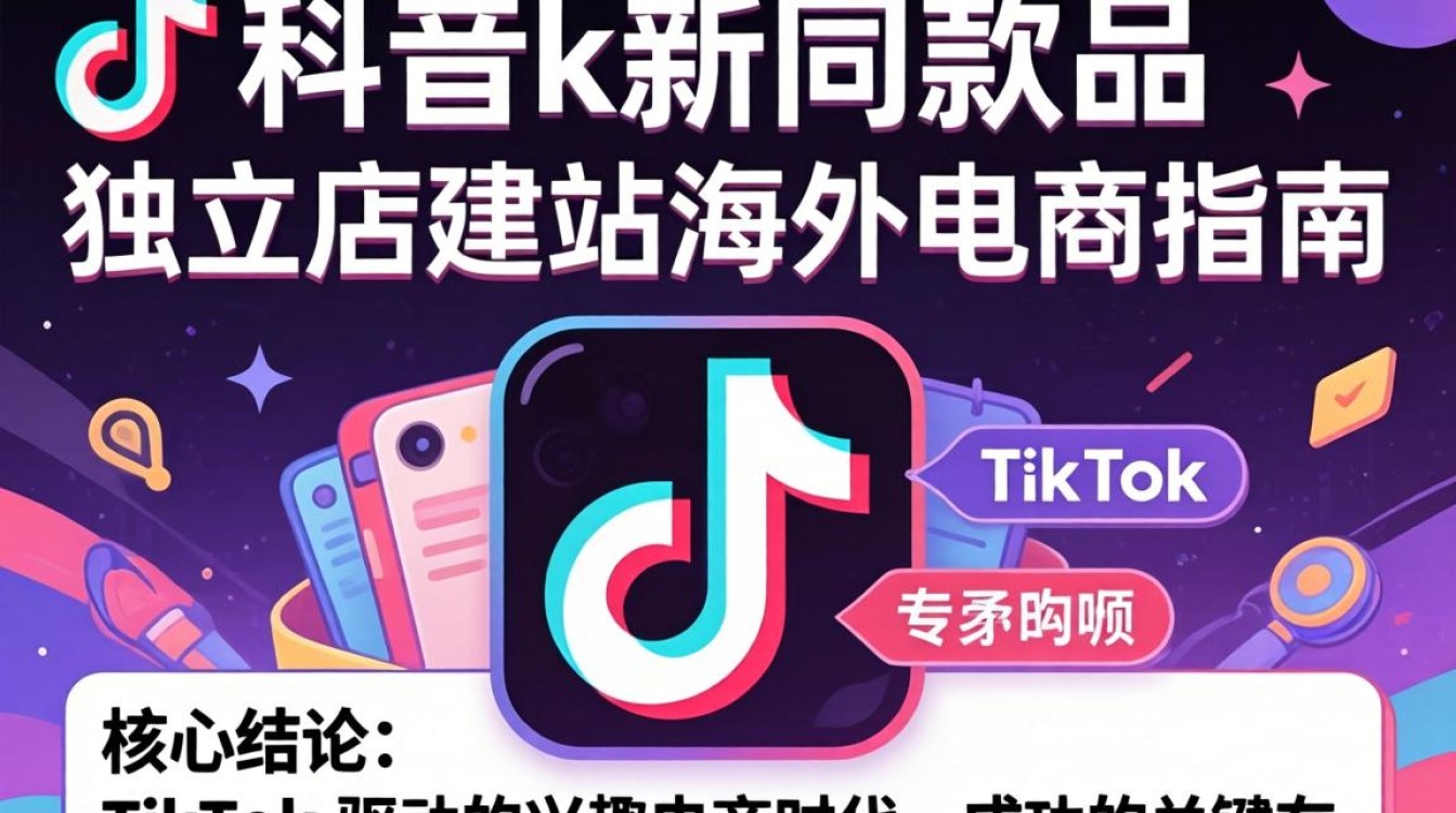 TikTok 发同款品独立站建站海外电商指南