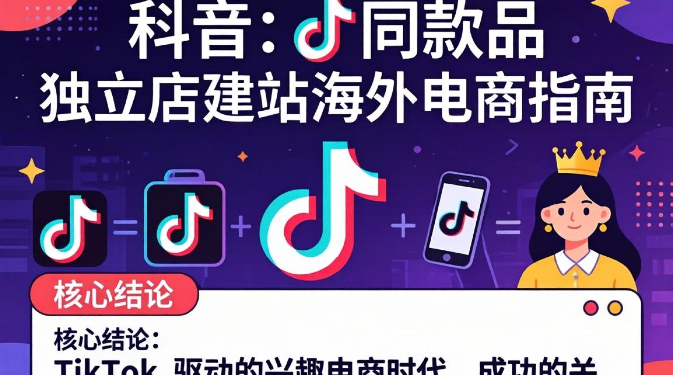 TikTok 发同款品独立站建站海外电商指南