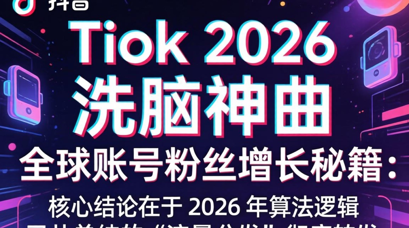 TikTok 2026 洗脑神曲 全球账号粉丝增长秘籍,TikTok 如何快速涨粉,TikTok 涨粉技巧 TikTok 2026 洗脑神曲 全球账号粉丝增长秘籍
