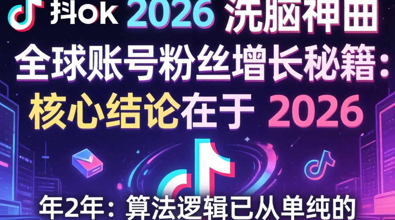 TikTok 2026 洗脑神曲 全球账号粉丝增长秘籍,TikTok 如何快速涨粉,TikTok 涨粉技巧 TikTok 2026 洗脑神曲 全球账号粉丝增长秘籍