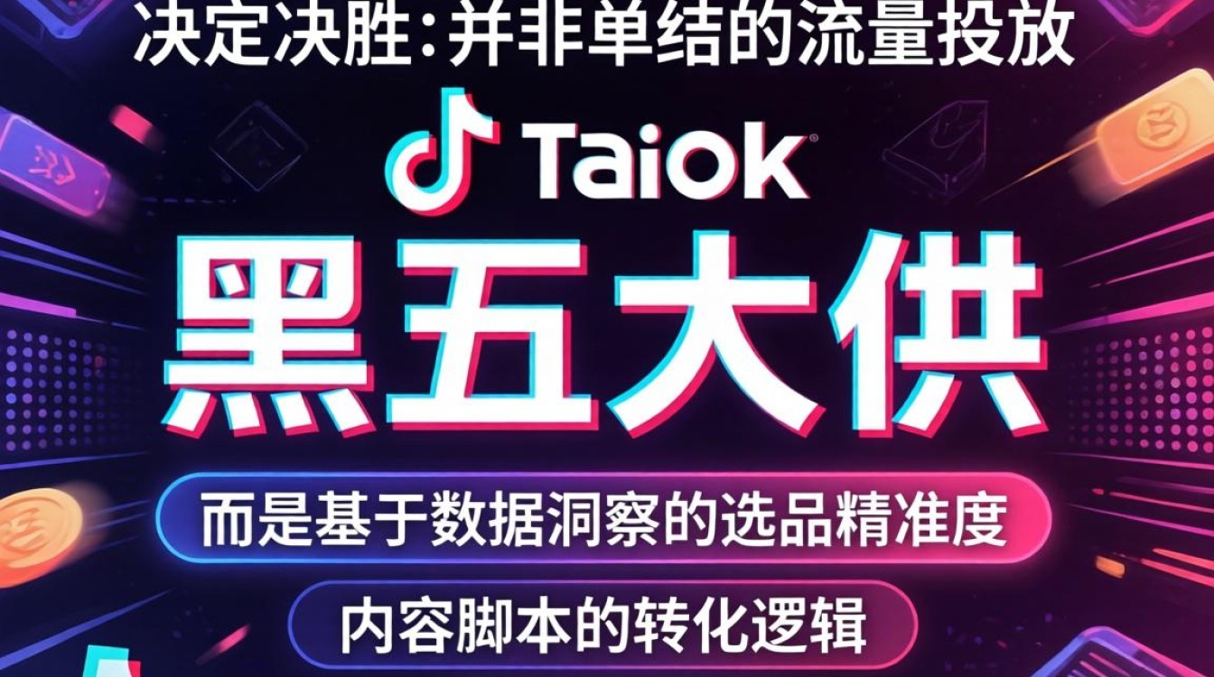 TikTok 黑五爆品 跨境运营从入门到进阶
