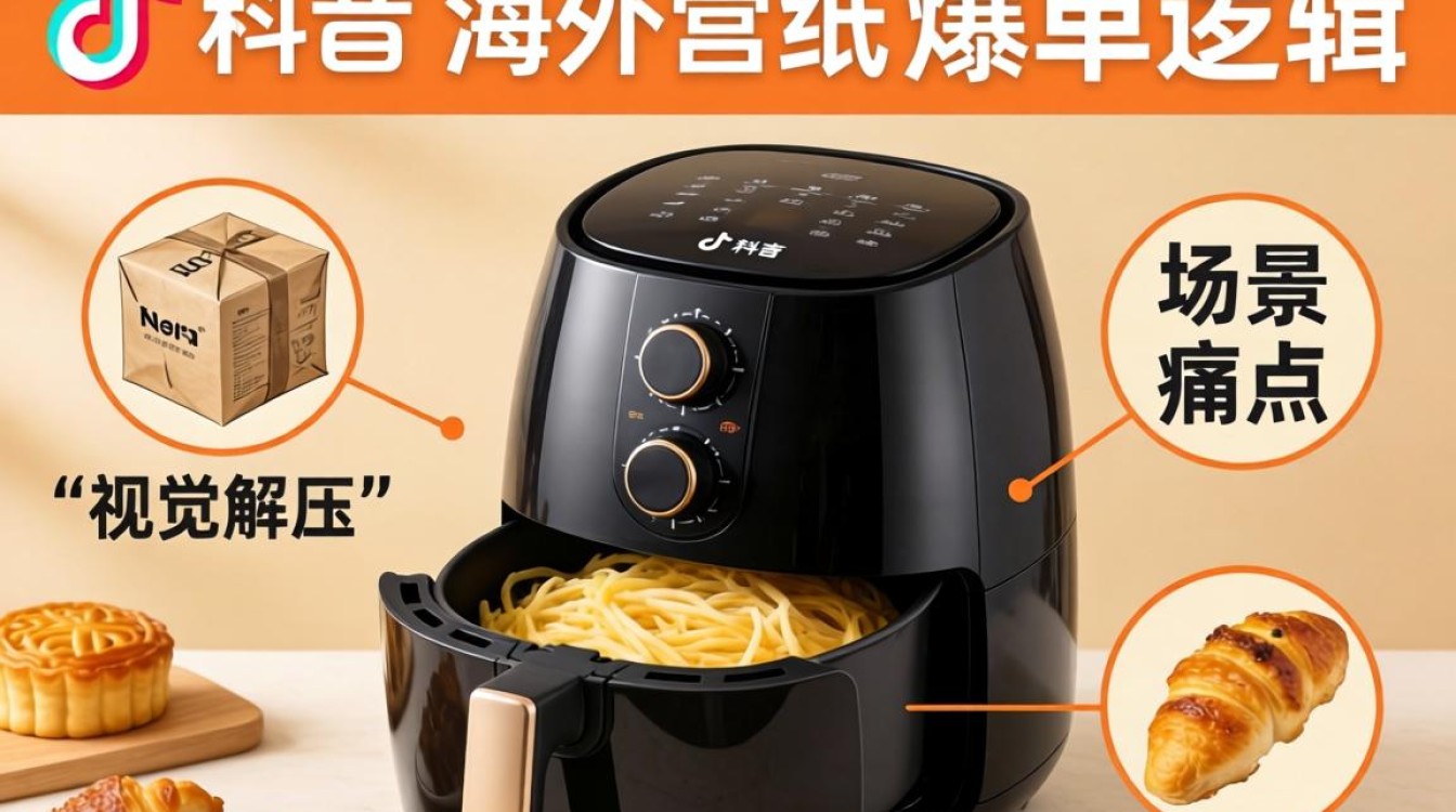 TikTok 空气炸锅纸 出海内容创作技巧