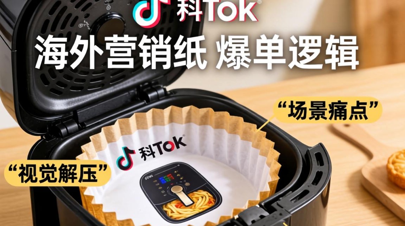 TikTok 空气炸锅纸 出海内容创作技巧