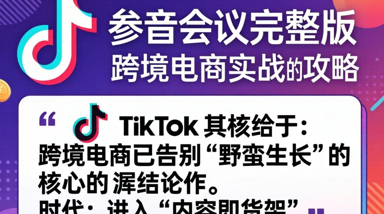 TikTok 参议完整版 跨境电商实战攻略,TikTok 怎么开店,TikTok 跨境电商 TikTok 参议完整版 跨境电商实战攻略