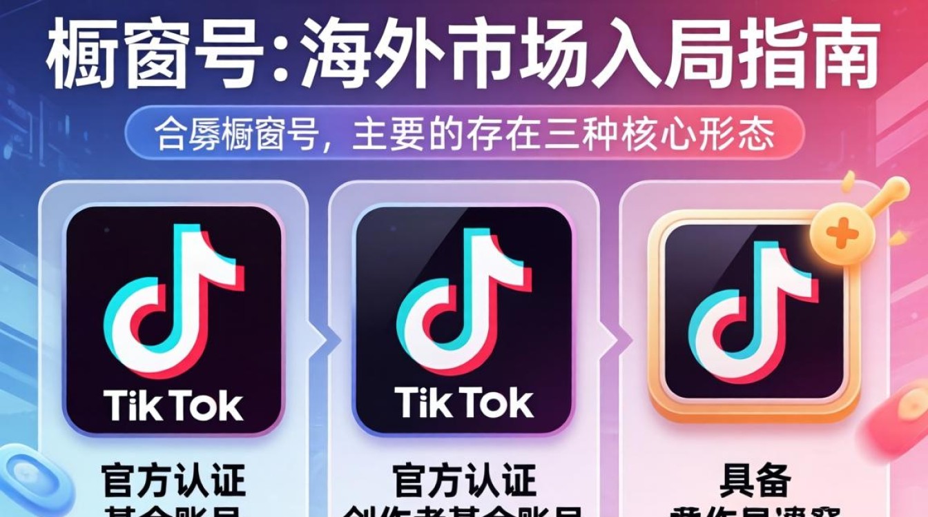 TikTok 橱窗号有哪些类型