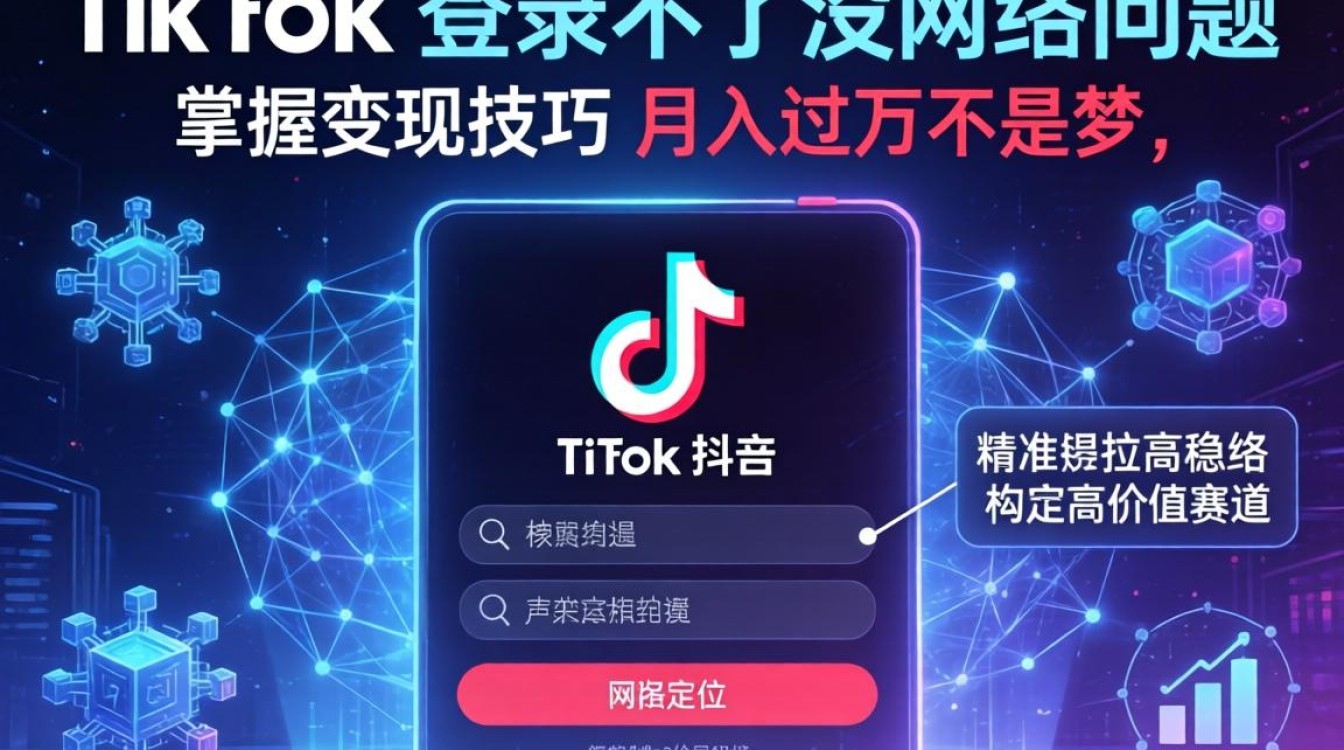 TikTok 登录不了没网络怎么办