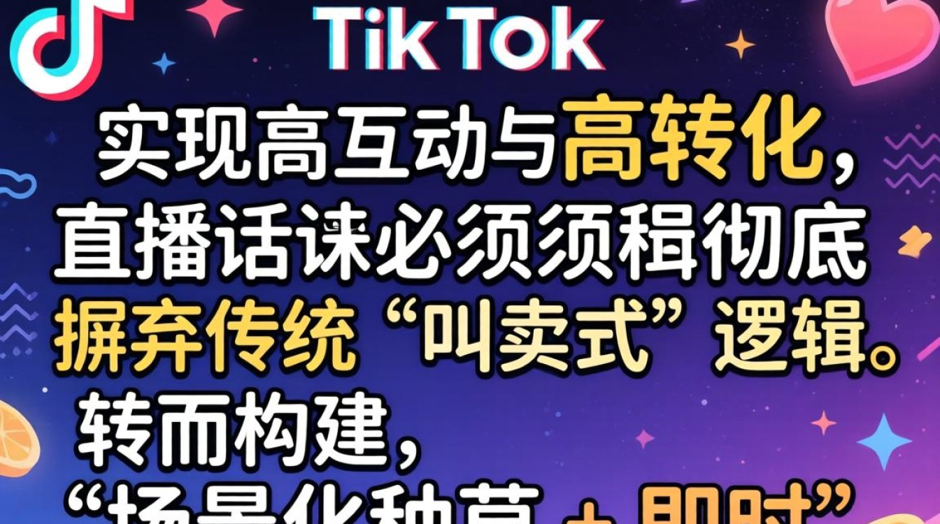直播话术怎么可以上到tiktok 提升互动转化