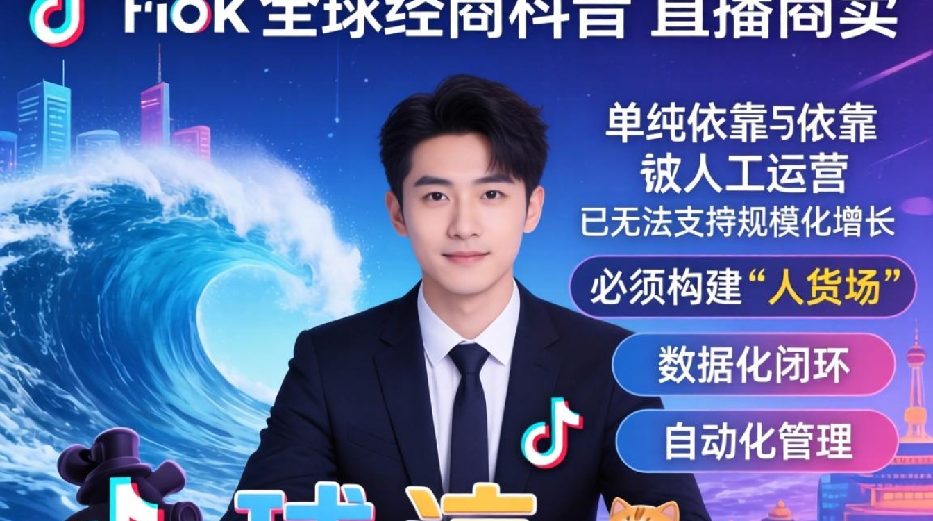 直播带货芯出海tiktok管理系统实战技巧教程