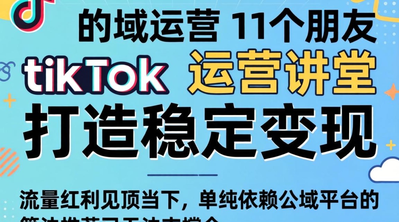 交个朋友 TikTok 运营讲堂长尾疑问解答