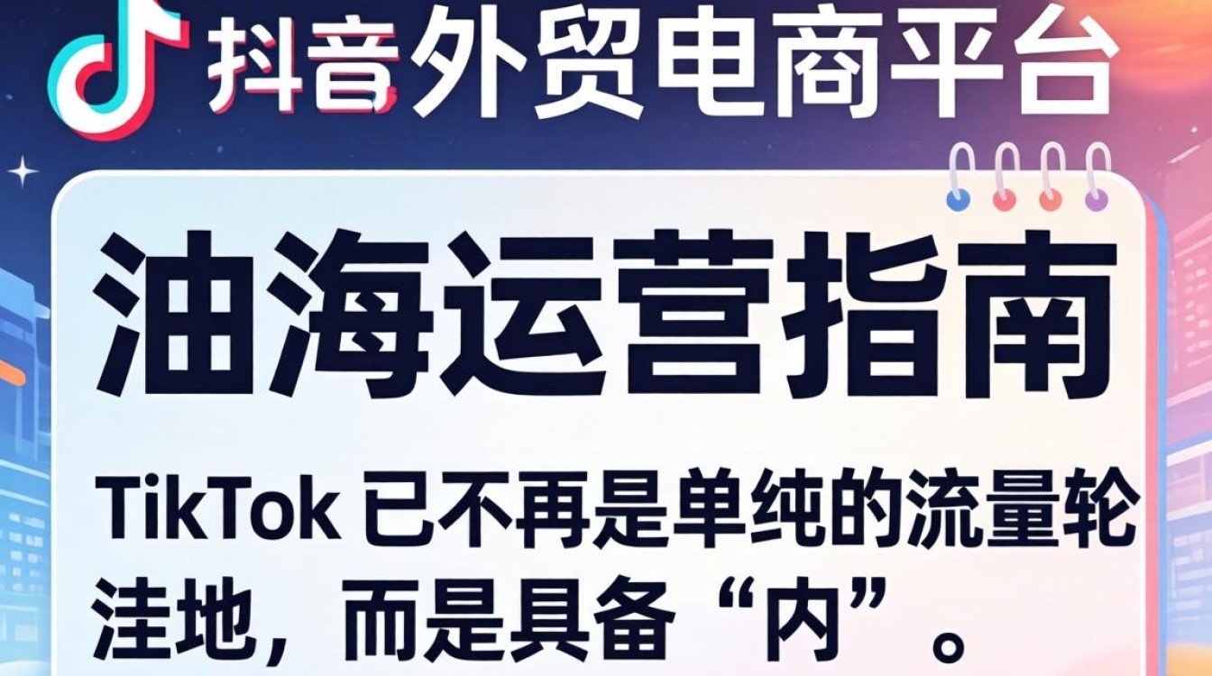 TikTok 外贸电商平台怎么运营