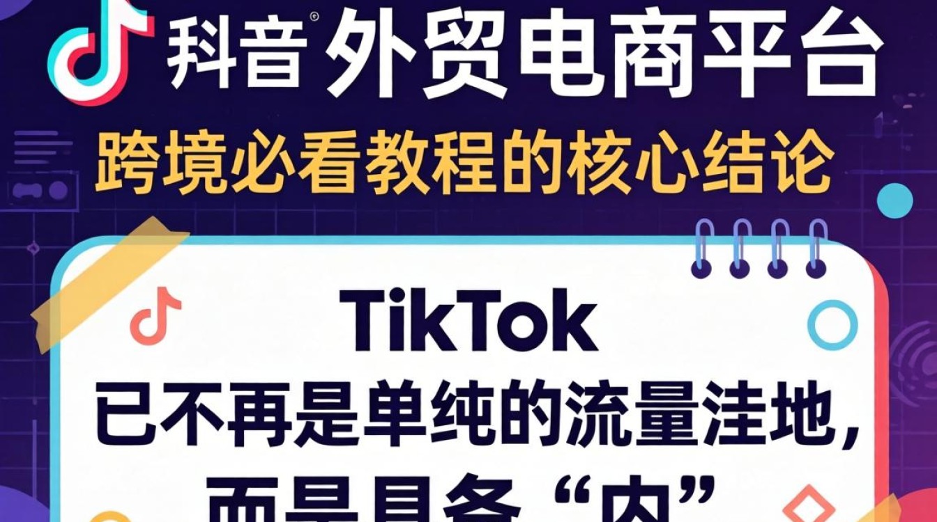 TikTok 外贸电商平台怎么运营
