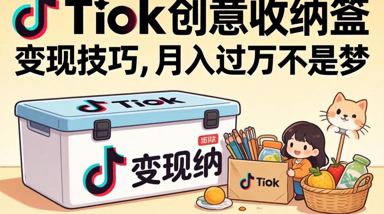 TikTok 创意收纳盒变现技巧月入过万