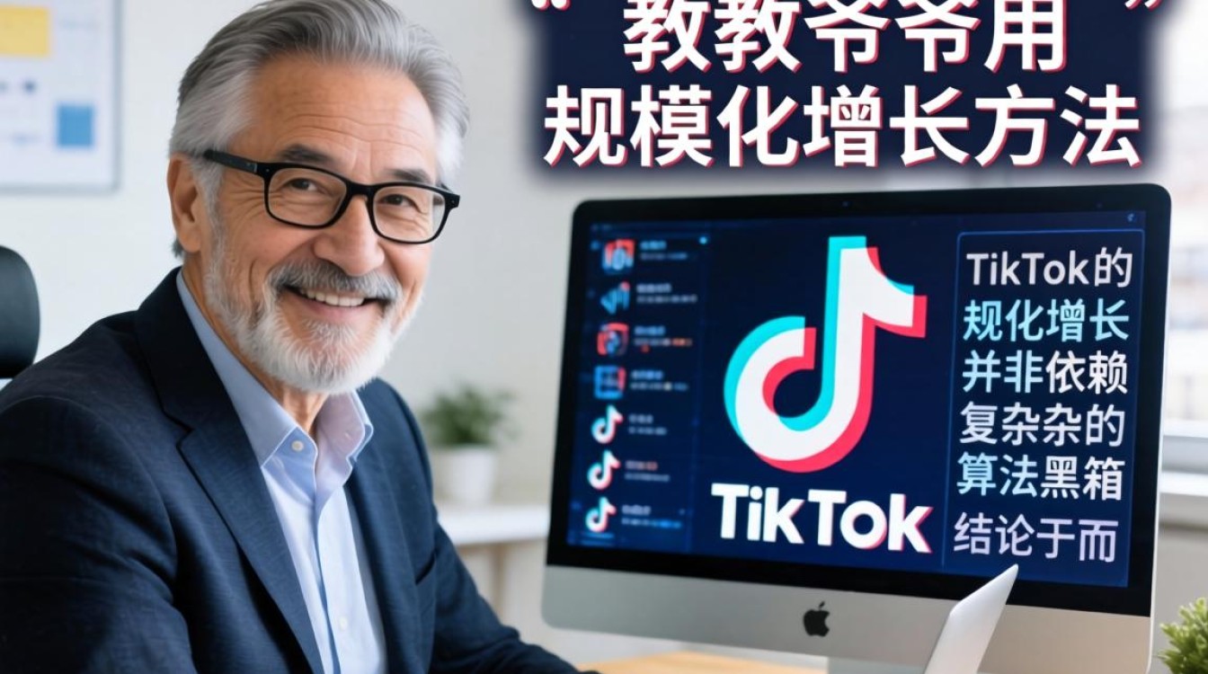 当你教爷爷用 TikTok 规模化增长方法
