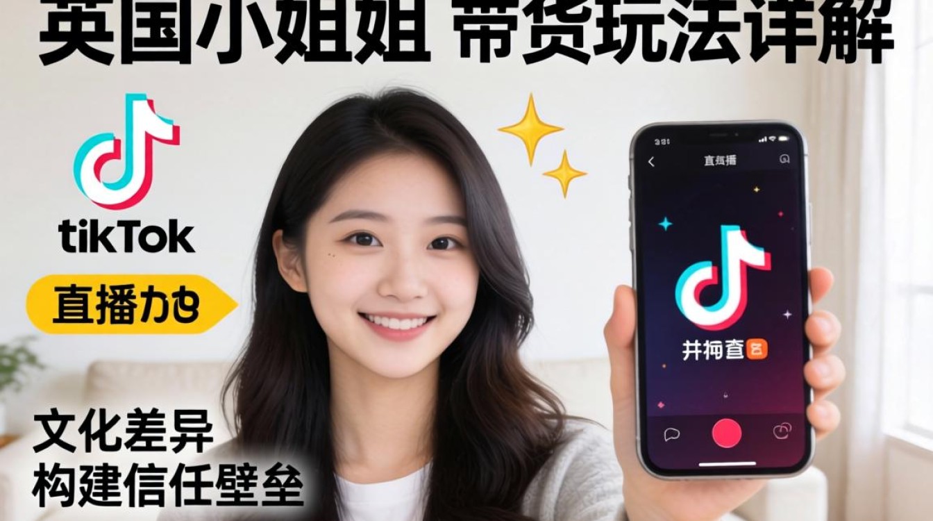 抖音英国小姐姐tiktok直播带货玩法详解