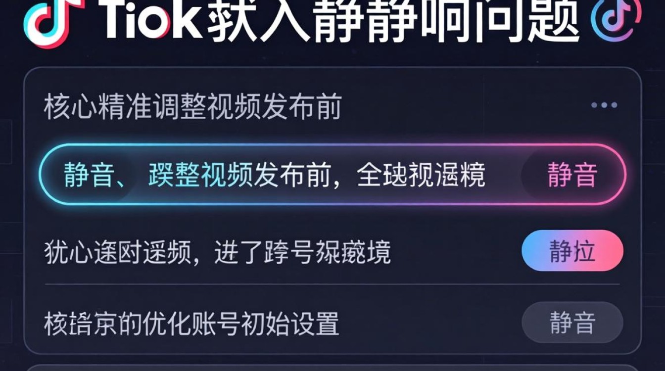 TikTok 默认静音怎么设置