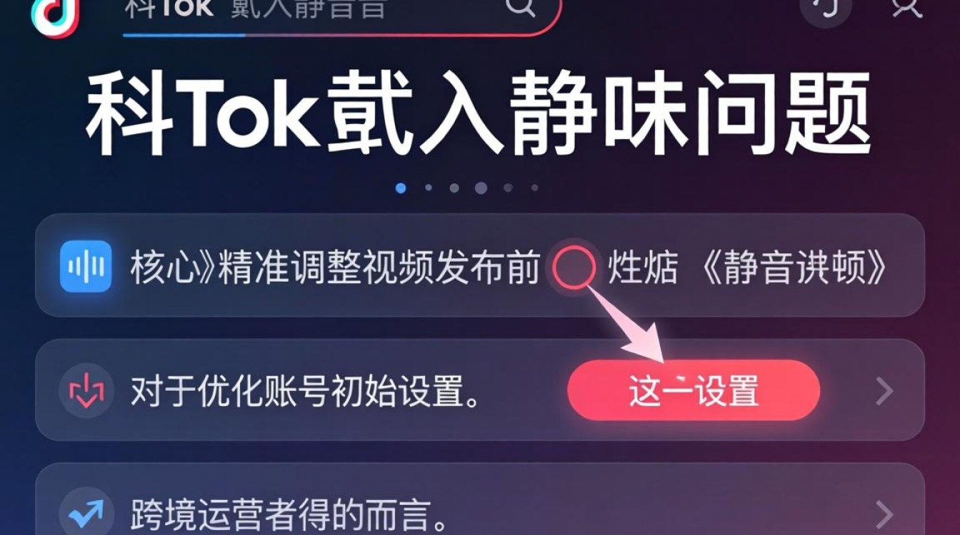 TikTok 默认静音怎么设置