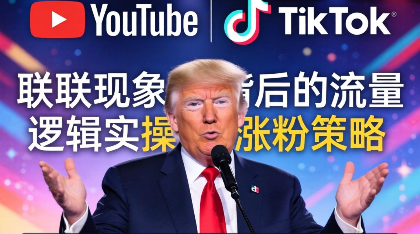 YouTube 特朗普 tiktok 联名涨粉技巧老外喜欢