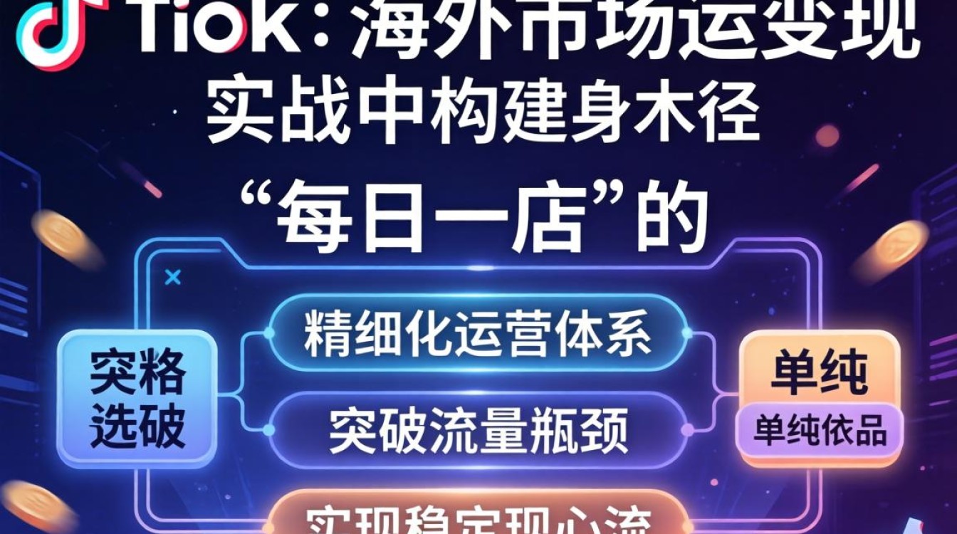 TikTok 每日一店 海外市场变现技巧
