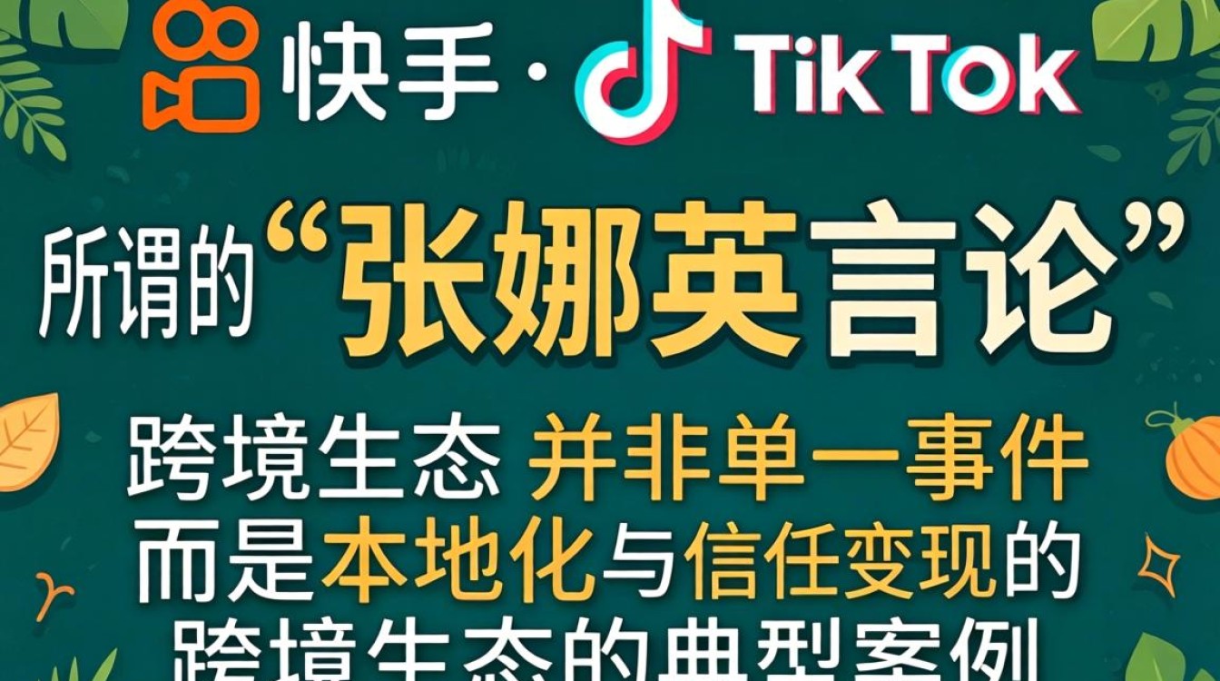 快手张娜英 TikTok 言论是什么