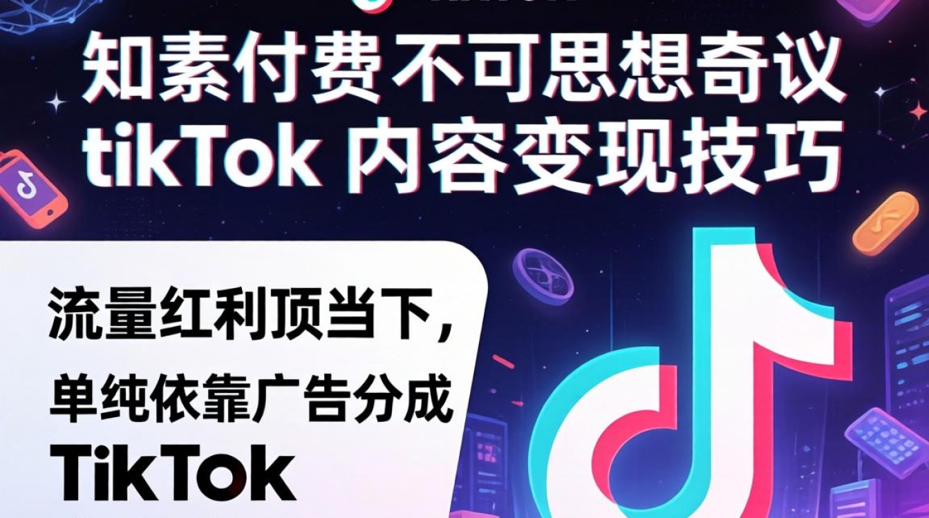 知识付费不可思议的 TikTok 内容变现技巧