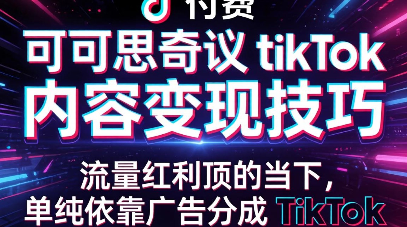 知识付费不可思议的 TikTok 内容变现技巧