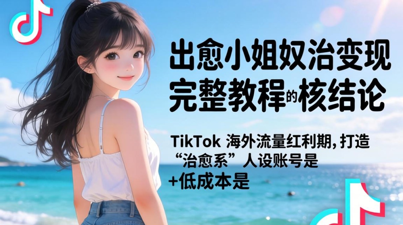 TikTok 治愈小姐姐 出海变现完整教程