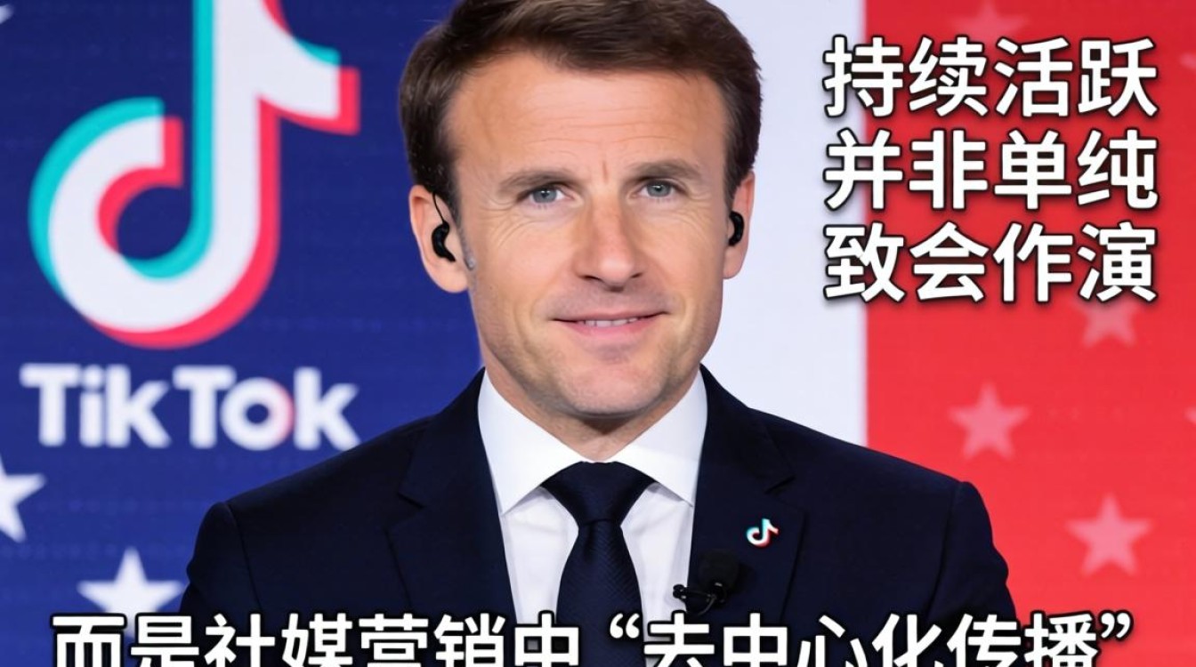 马克龙又发tiktok