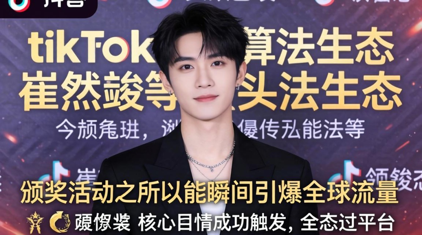权重优化崔然竣 tiktok 颁奖