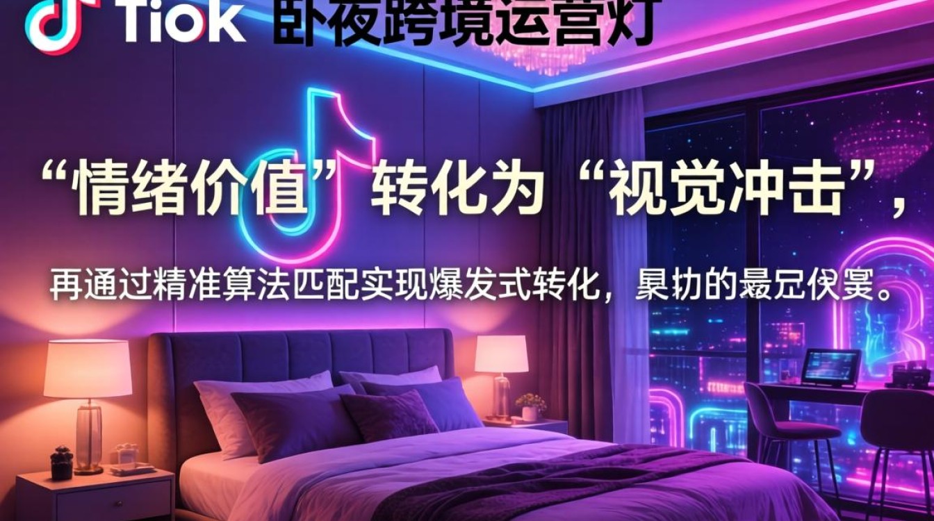 TikTok 卧室夜店灯 跨境运营从入门到进阶